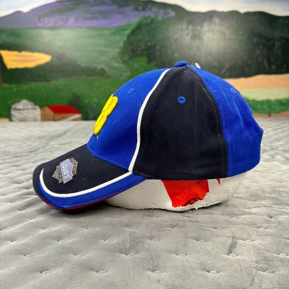 Lowes Racing 48 Jimmie Johnson Hat Cap NASCAR Color Block Strap Back Racing Logo - Picture 3 of 8